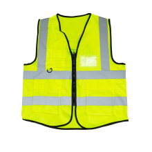 Reflective Vest Jacket Strip Fabric Construction Safety Vest For Men